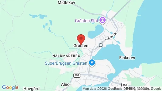 Boligudlejningsejendomme til salg i Gråsten - kort over placeringen