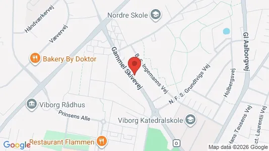 Boligudlejningsejendomme til salg i Viborg - kort over placeringen