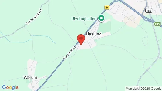 Boligudlejningsejendomme til salg i Randers SV - kort over placeringen