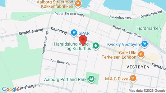 Boligudlejningsejendomme til salg i Aalborg Centrum - kort over placeringen