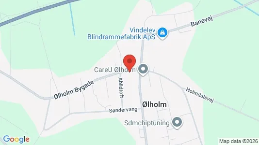 Boligudlejningsejendomme til salg i Tørring - kort over placeringen