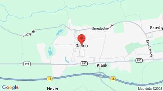 Boligudlejningsejendomme til salg i Galten - kort over placeringen