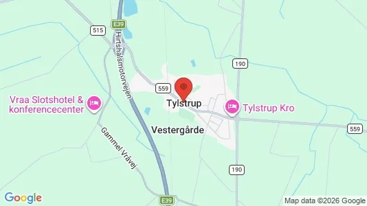 Boligudlejningsejendomme til salg i Tylstrup - kort over placeringen