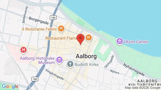 Boligudlejningsejendomme til salg i Aalborg Centrum - kort over placeringen