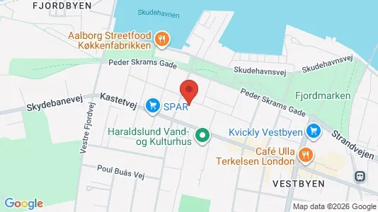 Boligudlejningsejendomme til salg i Aalborg Centrum - kort over placeringen