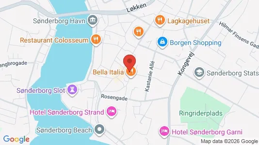 Boligudlejningsejendomme til salg i Sønderborg - kort over placeringen
