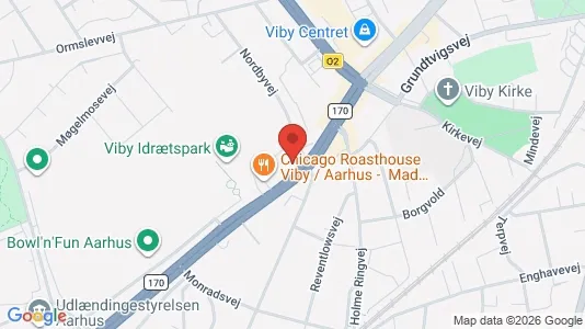 Boligudlejningsejendomme til salg i Viby J - kort over placeringen