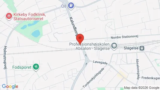 Boligudlejningsejendomme til salg i Slagelse - kort over placeringen