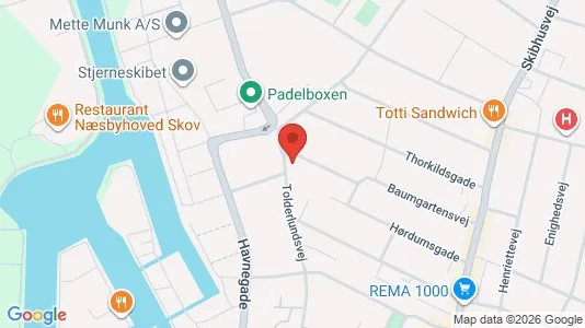 Boligudlejningsejendomme til salg i Odense C - kort over placeringen